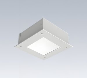 Recessed Ceiling Light for Correctional Cells with Ligature Resistant Construction