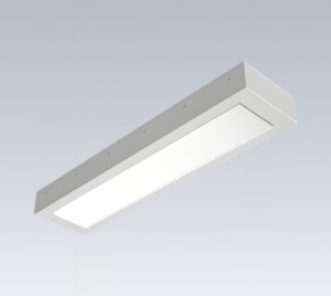 Tamper-Resistant Linear Surface Mount Ceiling Light for Correctional and Behavioral Health Facilities