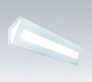 Corner Mount LED Ceiling Light with Tamper Resistant Door-Free Design for Correctional Facilities