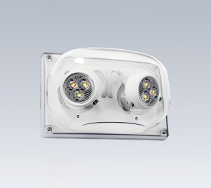 Surface Mount Wall or Ceiling Exit and Emergency Light with ADA Compliance