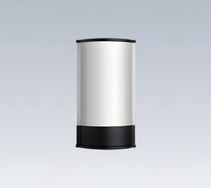 Surface-Mount Wall Sconce for Institutional and Rough Service Applications in Schools and Public Facilities