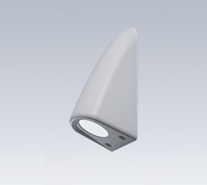 High-Abuse Behavioral Health Wall Task Light with IK10 Impact Protection and IP65 Ingress Protection