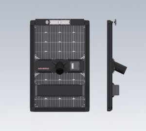 Integrated Solar LED Street Light with Dual-Sided Monocrystalline Solar Panel and Smart Controller for Highways and Industrial Zones