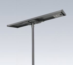 Integrated Solar Street Light with Monocrystalline Panel and Intelligent Battery Management System