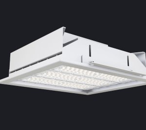 Gas Station LED Canopy Light with 40-200W Power Range and Recessed or Surface Mount Options