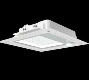 ATEX Explosion-Proof LED Canopy Light for Industrial Gas Station Canopies and Hazardous Outdoor Areas