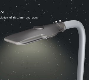 LED Street Light with Multi-Voltage Input Range, Wide Wattage Options, and Smart-Control Ready Features