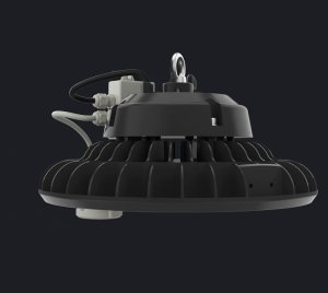 High Bay LED Light with Vertical LED Driver for High-Temperature Industrial Environments up to 65°C