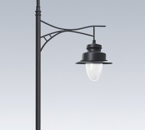 Vintage Pendant LED Street Light with Historical Aesthetics for Heritage Preservation Zones and Urban Infrastructure Upgrades