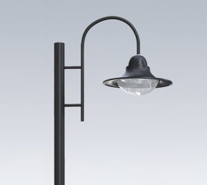 Pendant Street Light with Multiple Lens Options for Urban Roads, Parking Lots, Sidewalks, and Pedestrian Spaces