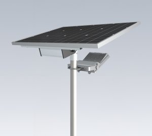 Outdoor Solar LED Flood Light with Monocrystalline Panels and MPPT Controller for Rural Roads and Intersections