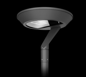 Post Top LED Light for Urban Streets, Pedestrian Areas, Parks, and Squares with Harmonious Integration into Urban Landscapes
