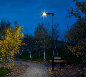Architectural LED Area and Street Light with Post-Top and Bracket Mounting Options for Round and Square Urban Poles