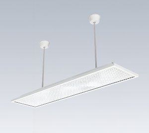 Low UGR LED Classroom Lights with Wireless Dimming, High CRI, and Anti-Glare Grid Technology for Educational and Office Environments