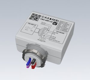 One-Channel LED Driver Controller with Motion Sensor Input, DALI Interface, and Casambi Wireless Mesh Control