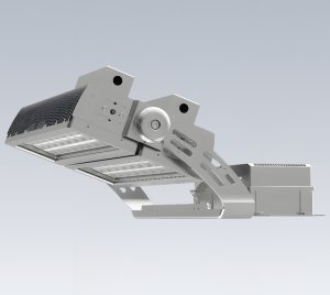 High Power LED Flood Light for High Mast Installations in Sports Fields, Hangars, and Industrial Yards