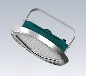 High-Bay LED Light for High Ambient Temperature Industrial Facilities with Integrated DALI-2 Dimming and Casambi Control