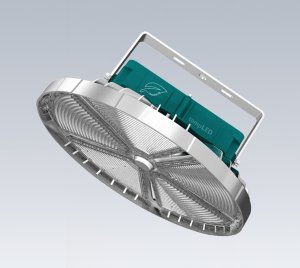 Industrial High-Temperature High-Bay LED Light with DALI-2 Dimming and Casambi Network Integration