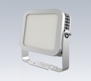 Industrial LED Flood Light for High Ambient Temperature Areas with IP67 Ingress Protection and DALI-2 Control System