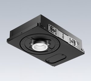 Adjustable and Fixed LED Downlight with Airtight Housing, Wet Location Compliance, and Trim Lens Adaptability for Exterior and Interior Spaces
