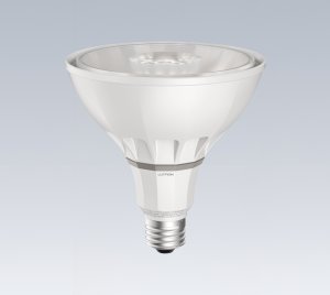 Smart Dimmable PAR38 LED Bulb Compatible with Lutron HomeWorks, Athena, and myRoom Wireless Control Platforms