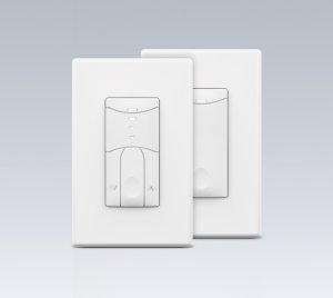 Low Voltage Decorator Wall Switch with Three-Button Dimming and and Intuitive Tactile Feedback for Occupancy Sensor Systems