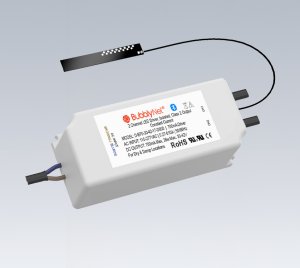 Programmable Bluetooth Wireless Tunable White LED Driver with Dual Output Channels for Residential and Commercial Spaces