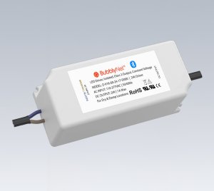 Wireless 2.4 GHz Single-Channel 24VDC Constant Voltage LED Driver for LED Strip Lights, LED Panel Lights, and Linear Fixtures