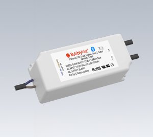 Dual Channel Tunable White LED Driver with Bluetooth Mesh Network Control and Programmable Current Flexibility