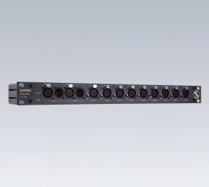 Selective 1U Dual-Channel DMX512 Splitter with RDM Filtering and Independent Per-Output Signal Source Configuration