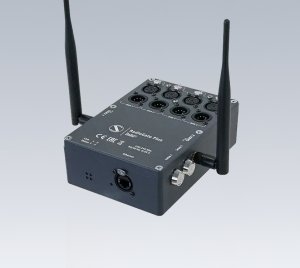 Universal Wireless DMX Controller and Ethernet-to-DMX Converter with RDM Functionality and Dual Optical Isolation for Professional Lighting Networks