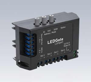 12–24V DC Constant Voltage Power Supply with PWM LED Channels and DMX512 RDM Control for Theatrical, Studio, and Architectural Applications