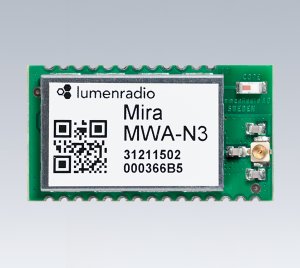 Industrial Wireless Communication Module with MiraMesh Mesh Networking, NFC Integration, Automated PA and LNA Control