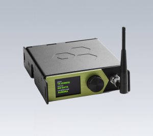 Single Universe Wireless DMX Transceiver with Bluetooth 5.0 and CRMX Mesh Networking for Flexible Wireless Lighting Control