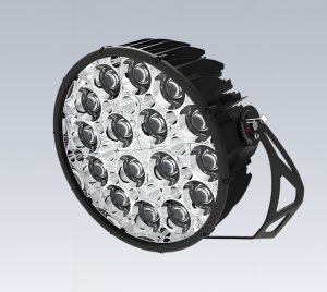 Remote Power LED Stadium Light for Professional Sports Venues with DMX and AirMesh Lighting Control Integration