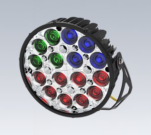 RGB LED Stadium Light with Full-Spectrum Color and Remote Power System for Professional Athletic Fields