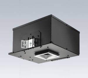 Square Recessed 4-Inch LED Downlight with Self-Flanged or Flangeless Trim for Metal, Wood, and Drywall Ceilings