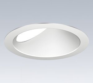 4-Inch Round LED Wall Wash Downlight with Tunable White and RGBW Color Control