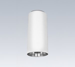 8-Inch Round Surface Mount Dimmable LED Cylinder Light with Multiple Driver Options Including 0-10V, DALI, DMX, and Forward Phase Control