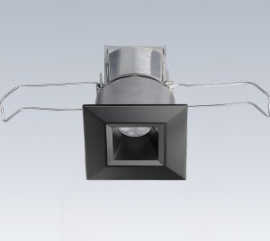 Low Wattage Mini Square Recessed LED Downlights with Spot, Narrow Flood, or Flood Beam Options for Accent and Task Areas