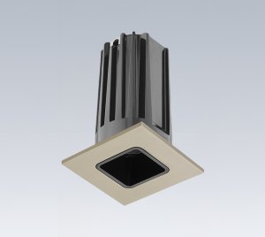 2-Inch Square LED Downlight with Chicago Plenum Approval for Wet Locations and Residential or Commercial Applications