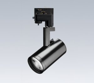 Track-Mounted LED Spotlight Compatible with TEK, GTYPE, HTYPE, and LTYPE Track Systems