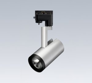 Integral Driver LED Track Spotlight with Multiple Color Temperatures and Beam Distributions