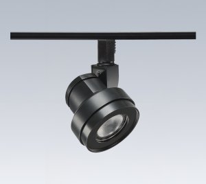 Track-Mounted LED Accent Fixture with Rear-Mounted Driver and Chromaticity Within 2-Step MacAdam Ellipse