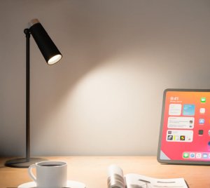 Rechargeable LED Desk Lamp with Stepless Dimming and Flicker-Free Light for Work and Reading
