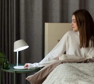 Touch-Controlled Wireless Charging Table Lamp with Kruithof Algorithm, App Scheduling, and Tunable White Control