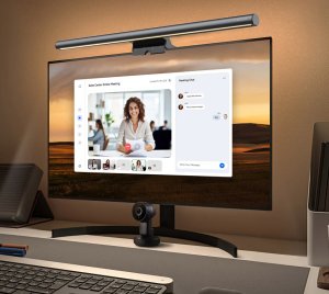 High-CRI Monitor Light Bar with Glare-Controlled Beam, RG0 Blue-Light Safety, and Desk-Friendly Visual Balance