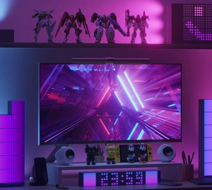 Pixel-Controlled Smart RGBIC Cubes with Interactive Color Scenes and Synchronized Lighting for Gaming and Streaming Rooms