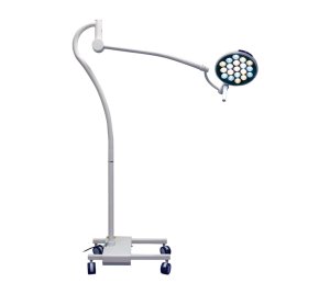 Mobile LED Procedure Light with Shadow-Reducing Multi-LED Array and Color Temperature Adjustability