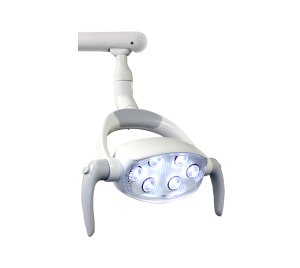 Dental Operatory Light with Dual Touch-Free Controls and Removable Handles for Infection-Controlled Dentistry